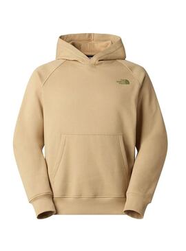 Felpa The North Face Ranglan Box beige per uomo