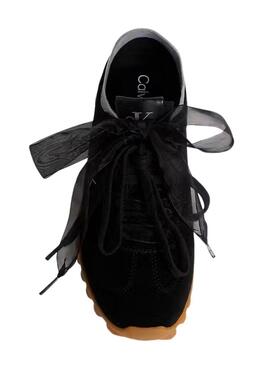 Scarpe Calvin Klein Jeans Laces nere per donna
