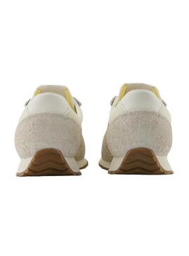 Sneakers New Balance U471 beige e rosa per donna.
