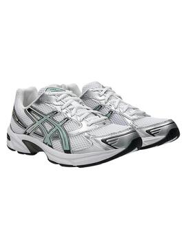 Sneakers Asics Gel 1130 bianche e turchesi per donna