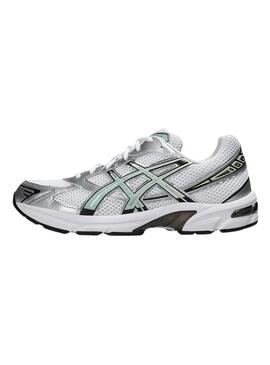 Sneakers Asics Gel 1130 bianche e turchesi per donna