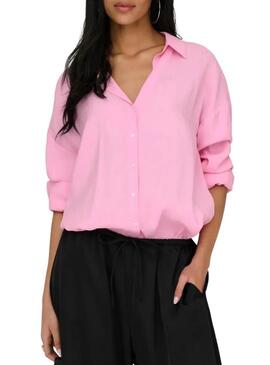 Camicia Only Zazima rosa per donna