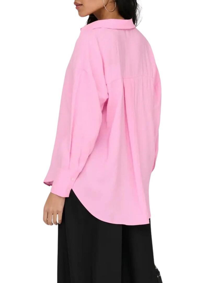 Camicia Only Zazima rosa per donna