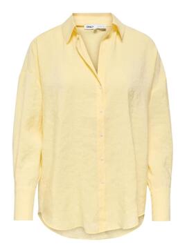 Camicia Only Zazima gialla per donna