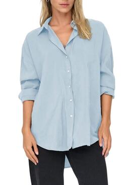 Camicia Only Zazima blu per donna
