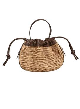 Borsa Pieces Ballan beige per donna