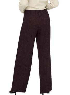 Pantaloni Only Ilse struttura marrone per donna