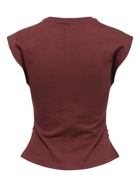 Top Only Marie arriccio granato da donna