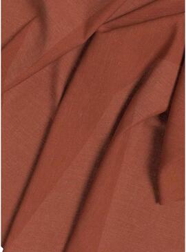 Pantaloni coulotte Vila Prisilla color terracotta per donna