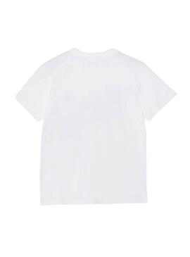 T-Shirt Lacoste Croc bianco per Bambino