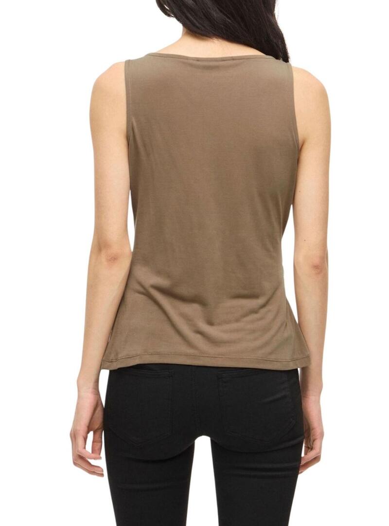 Top Vila Modala tostato per donna