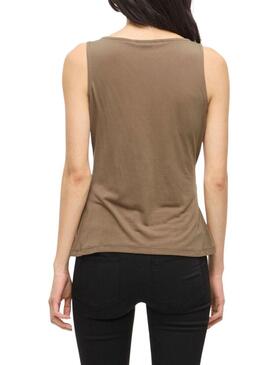 Top Vila Modala tostato per donna