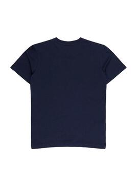 T-Shirt Lacoste Croc Blu Navy Per Bambino