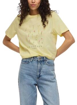 Maglietta Vila Sybil gialla per donna.