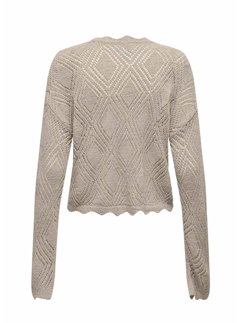 Maglia Only Pamela beige per donna