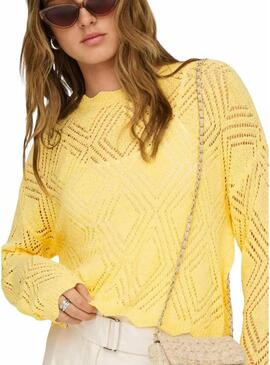 Maglia Only Pamela gialla per donna