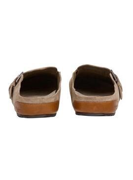 Zoccoli Pepe Jeans Corby beige per uomo