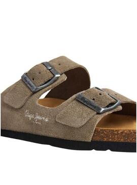 Sandali Pepe Jeans Oban beige per uomo