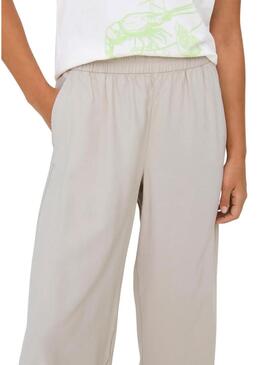 Pantaloni Only Laris beige per donna