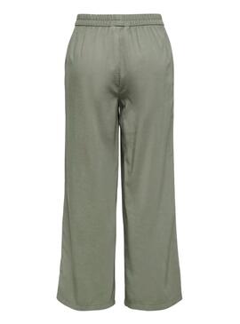 Pantaloni Only Laris verdi per donna