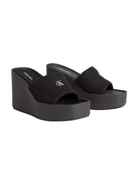 Zeppe Calvin Klein Jeans Wedge 70 nere da donna