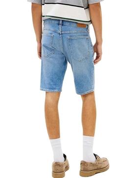 Bermuda in denim Tommy Jeans Ronnie lavato chiaro per uomo
