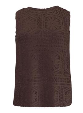 Top Only marrone solo per donna.