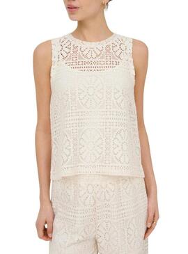 Top Only Llian bianco per donna.