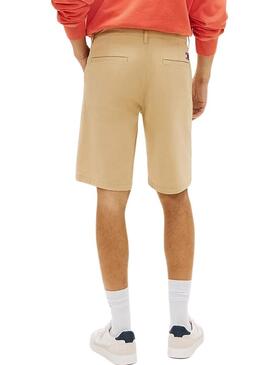 Bermuda Tommy Jeans Scanton beige per uomo