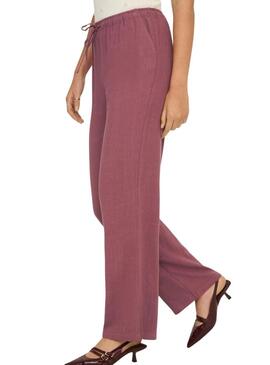 Pantaloni Only Siesta rosa per donna