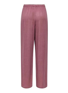 Pantaloni Only Siesta rosa per donna