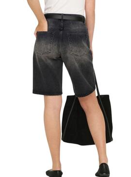 Bermuda in denim Only Mate nero per donna
