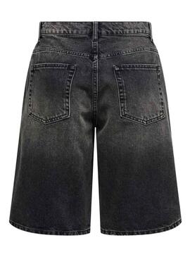 Bermuda in denim Only Mate nero per donna