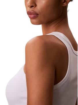 Maglietta Calvin Klein Jeans Contour bianca per donna