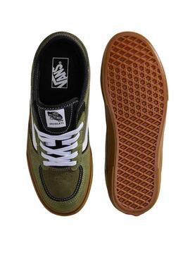 Scarpe da ginnastica Vans Rowley verdi per uomo