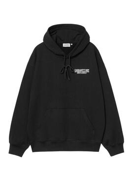 Felpa Carhartt Sean Hamilton nera per uomo