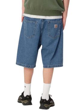 Bermudas Carhartt Landon in denim per uomo