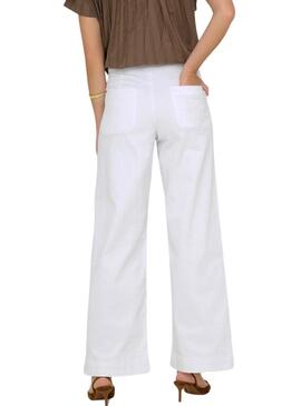 Pantaloni in denim bianchi Only Madison da donna