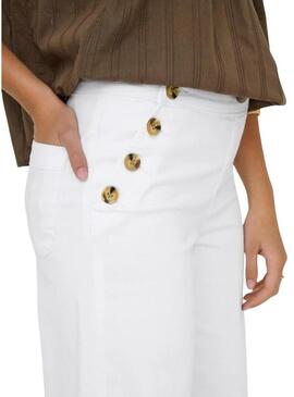 Pantaloni in denim bianchi Only Madison da donna