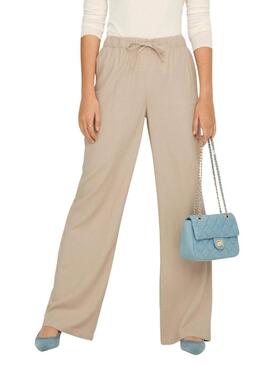 Pantaloni Only Goa beige per donna