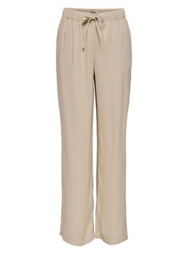 Pantaloni Only Goa beige per donna