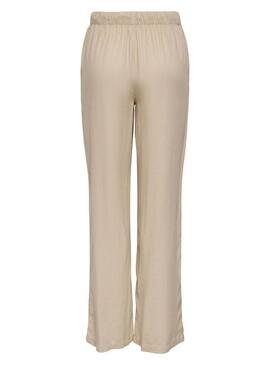Pantaloni Only Goa beige per donna