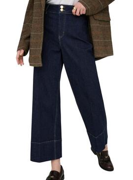 Pantaloni in denim scuro Only Madison per donna.