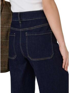 Pantaloni in denim scuro Only Madison per donna.