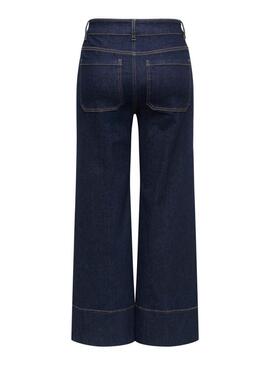 Pantaloni in denim scuro Only Madison per donna.