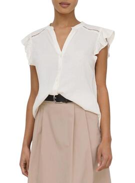 Blusa Only Rosella bianca per donna