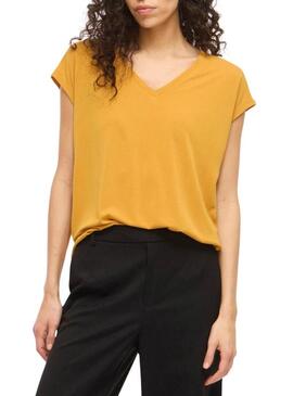 Maglietta Vila Vimodala mostarda per donna