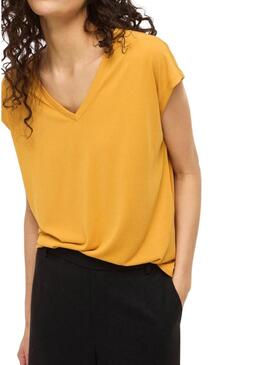 Maglietta Vila Vimodala mostarda per donna