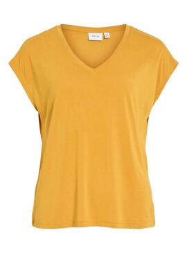 Maglietta Vila Vimodala mostarda per donna