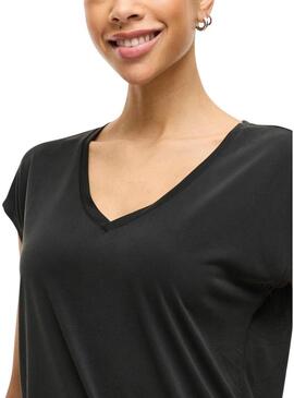 Maglietta Vila Vimodala nera da donna